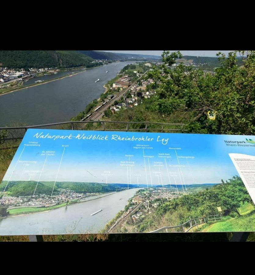 Ferienwohnung Neli Am Rhein Rheinbrohl Eksteriør bilde